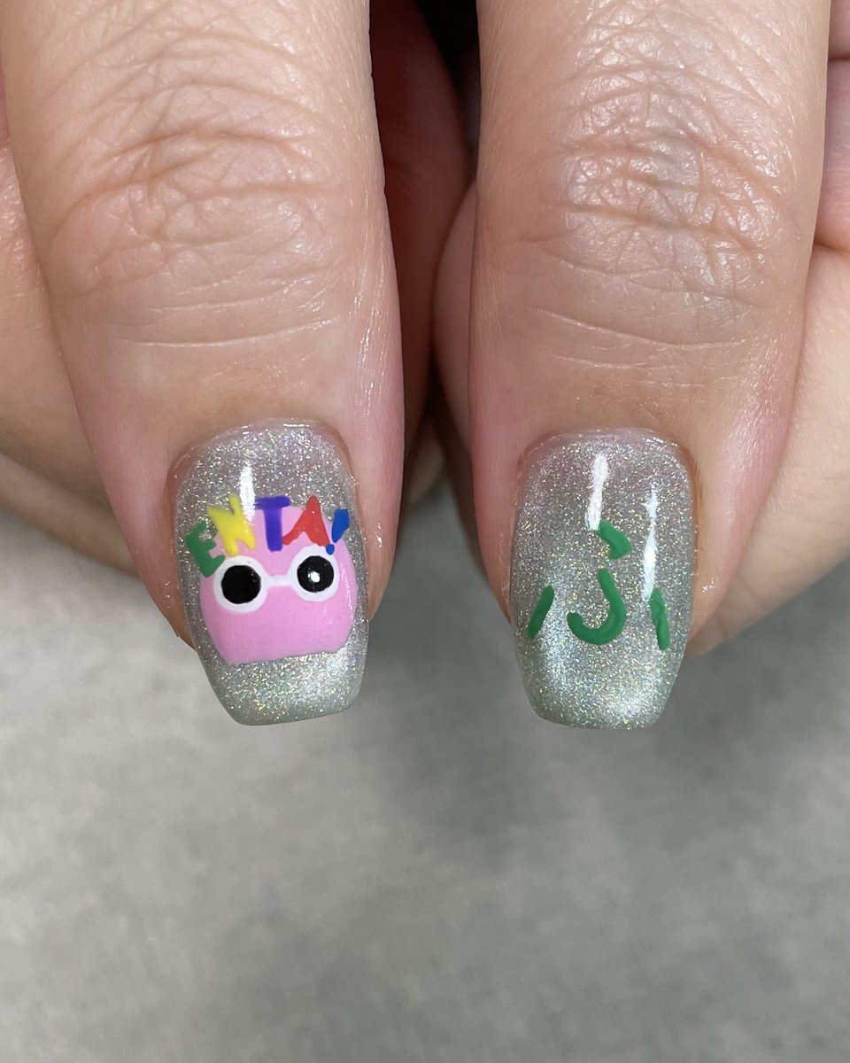 sgo_nail's tweet photo. 推し活ネイル☺️ https://t.co/RGnhevmjA6
