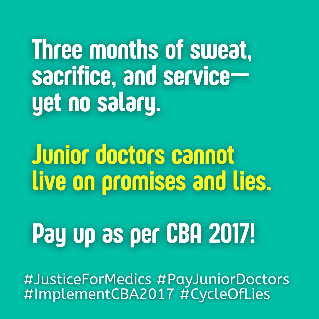 SogotiY's tweet photo. Junior doctors sweat, sacrifice, and serve the country but cannot fend for themselves, feed, clothe, or find a decent place to live. 

We also have bills to pay. 

#JusticeForMedics #PayJuniorDoctors #ImplementCBA2017 #CycleOfLies https://t.co/cdsmpQnPbh