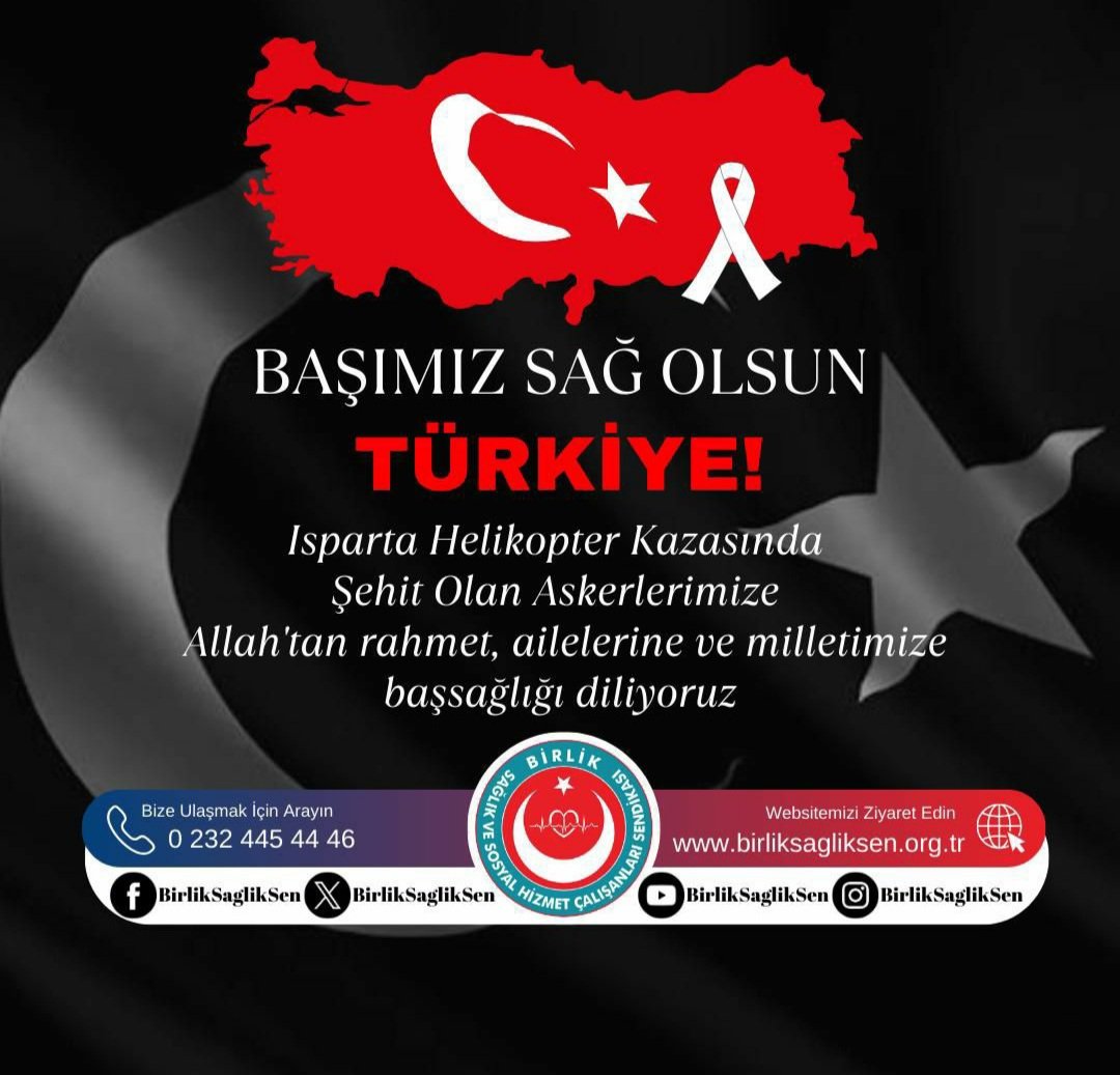 dogruyol35's tweet photo. "Isparta'da eğitim uçuşu sırasında yaşanan elim kaza sonucu şehit olan askerlerimize Allah'tan rahmet, ailelerine ve sevenlerine sabırlar diliyoruz. Başımız sağ olsun." 

#Ruhlarışadolsun 🇹🇷

#ŞehitTuğgeneral #İsaBaydilli 
#ŞehitTeğmen #MustafaAtakanDut  
#ŞehitTeğmen #TunahanDağlı  
#ŞehitTeğmen #CeyhunKalyoncu  
#ŞehitAsbKdÇvş #Hüseyinİpek 
#ŞehitAsbÇvş #TahaNergis 
#askerihelikopter #Isparta #şehit