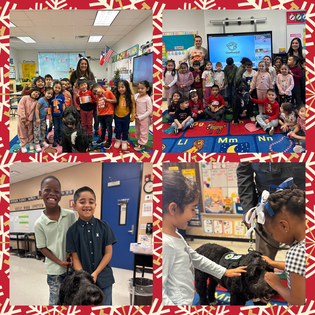 HISD PAWS (@hisdpaws) on Twitter photo Late post! Last week was a busy, but oh so fun week! Justice was all over the district. With visits to <a href="/Sinclair_ES/">Sinclair Elementary</a> <a href="/KateBellCougars/">Kate Bell Elementary</a> <a href="/NavarroMS_HISD/">Navarro MS - HISD</a> Everyone is in the Xmas spirit. We look forward to visiting even more campuses this week! Late post! Last week was a busy, but oh so fun week! Justice was all over the district. With visits to <a href="/Sinclair_ES/">Sinclair Elementary</a> <a href="/KateBellCougars/">Kate Bell Elementary</a> <a href="/NavarroMS_HISD/">Navarro MS - HISD</a> Everyone is in the Xmas spirit. We look forward to visiting even more campuses this week!