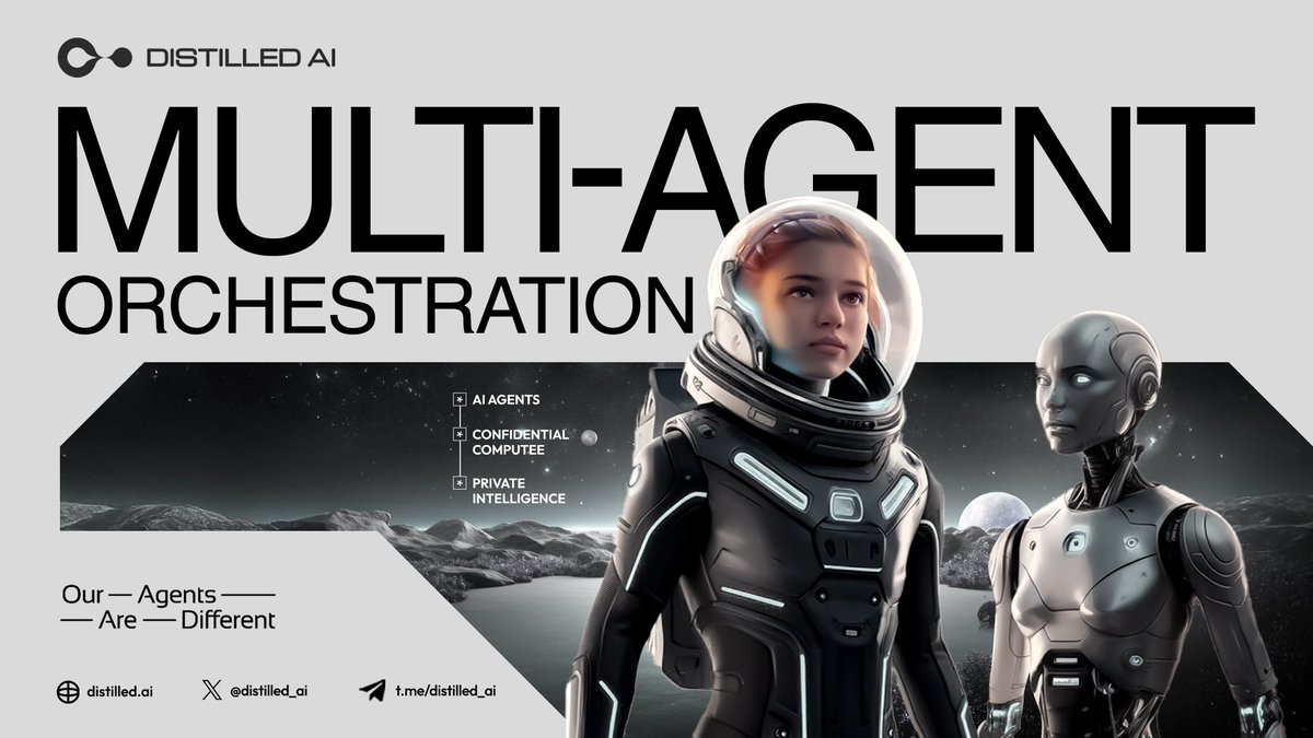 distilled_AI's tweet image. The future of AI is agentic. Agents not only complete tasks autonomously, but also proactively collaborate across different sophisticated scenarios, in different channels.

Below are some orchestration scenarios. Let us know what’s bullish and we’ll make it happen.

🦾🦾🦾