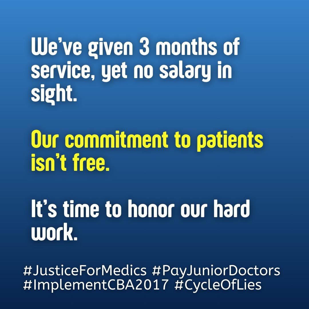 SogotiY's tweet photo. We care a lot about our patients and our health systems. We look forward to the day when the health system in the country will work. 

However, it all starts with one huge pillar- the health workforce. 

#JusticeForMedics #PayJuniorDoctors #ImplementCBA2017 #CycleOfLies https://t.co/uGOjgzgl69