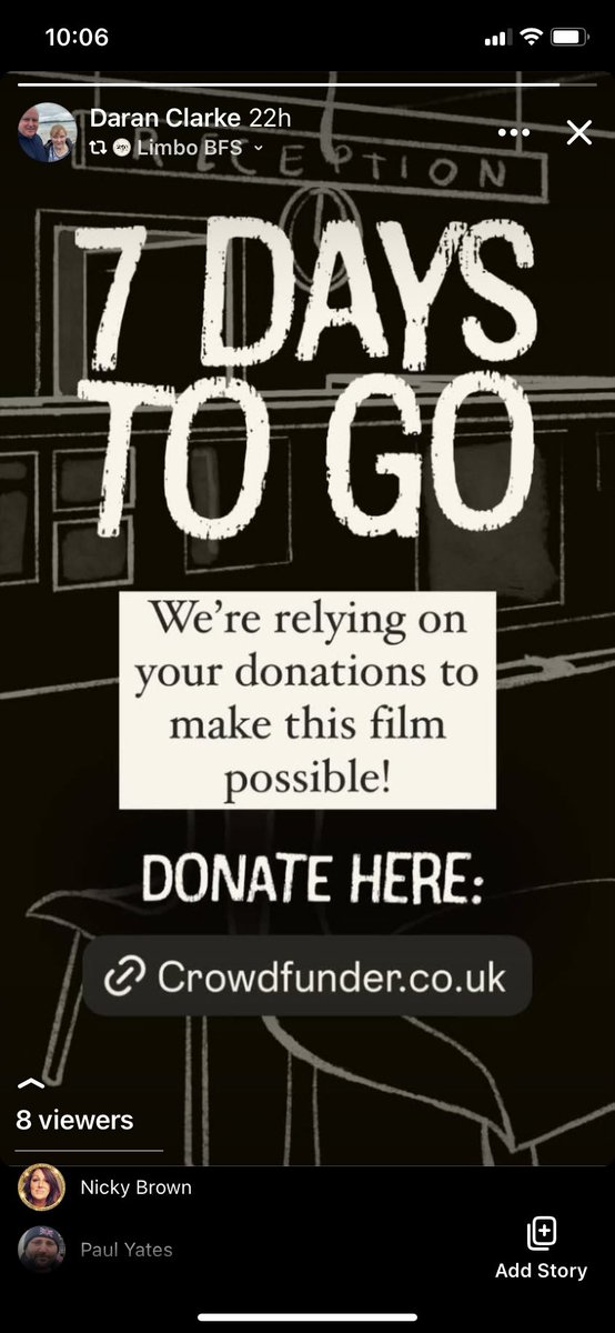 dazza19681968's tweet photo. @Damondyor £2134 to complete my sons crowdfunded for his film project at University https://t.co/6brOv317QD