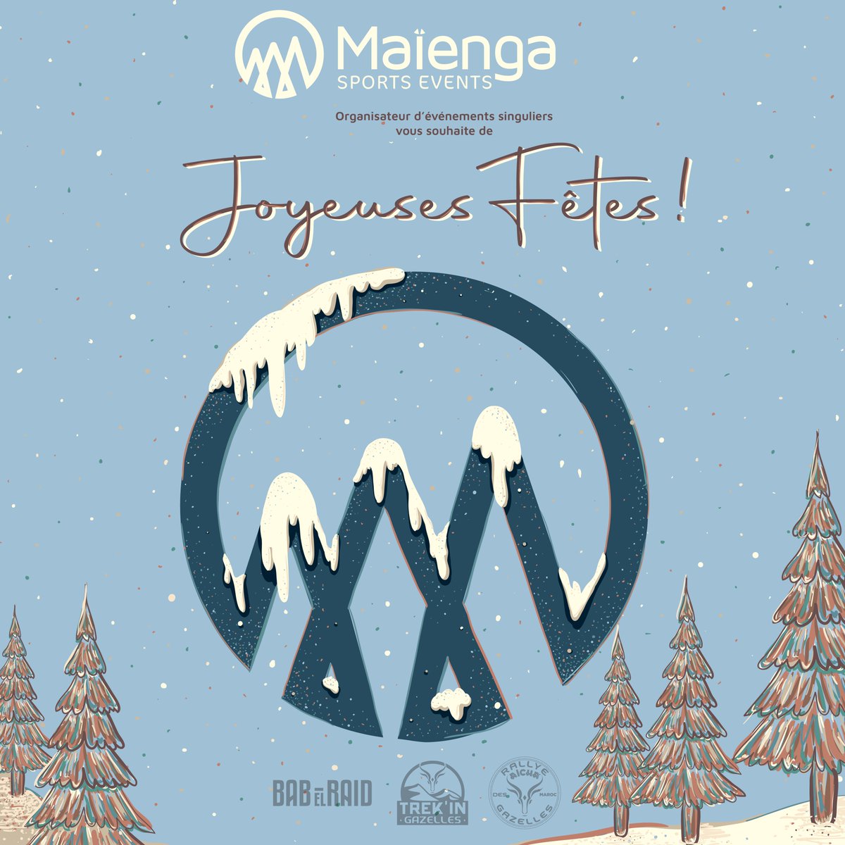 🎄✨ BONNES FÊTES ✨🎄

Toute l'équipe <a href="/MaiengaEvents/">Maïenga Sports Events</a> vous souhaite une merveilleuse fin d'année pleine de joie, de partage et de sérénité !

Rendez-vous en 2025 pour de nouvelles aventures sportives et humaines 💫

#JoyeusesFêtes #JoyeusesFêtes2024 #Maienga #FetesDeFinDAnnee