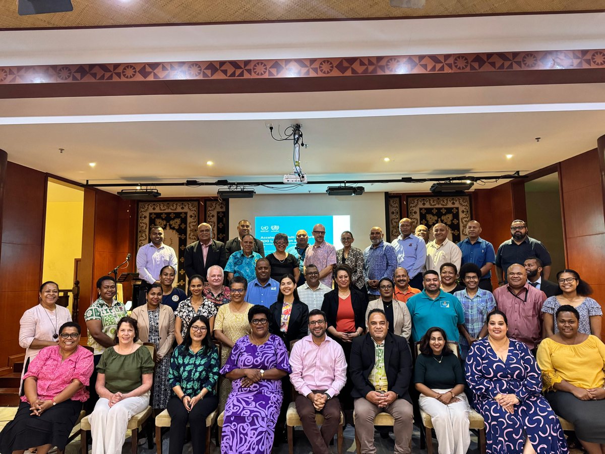 JointSDGFund's tweet image. Localizing the SDGs in 🇫🇯 Fiji!

The @JointSDGFund programme on #SDGLocalization held its First Steering Committee &amp;amp; Inception Workshop in #Fiji, advancing local progress for the Global Goals. 🌟
