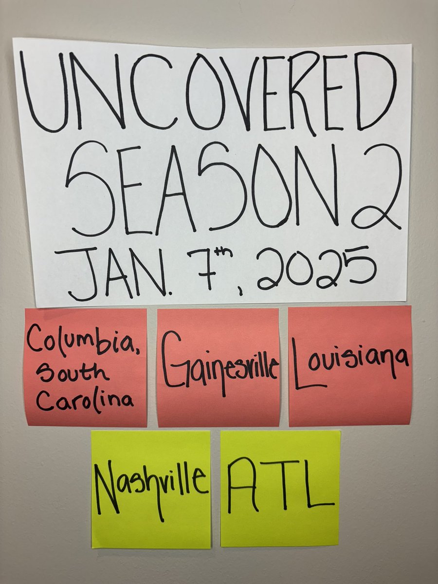 Season 2. 5 new stories, 5 new people to be Uncovered 👏🏾 JANUARY 7th…we’re baaaackkkkkkk!
