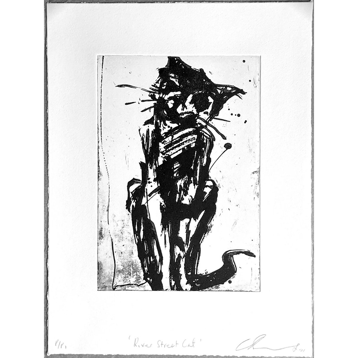 "I rarely even looked at  reference photographs  of  the  actual  animals  I  was  drawing.  They  soon  became  almost  human  forms  or  I  even thought  of them as  self  portraits."
Excerpt from KINGDOM, Drawings, Paintings and Prints, 2009 - hardcopy available to buy