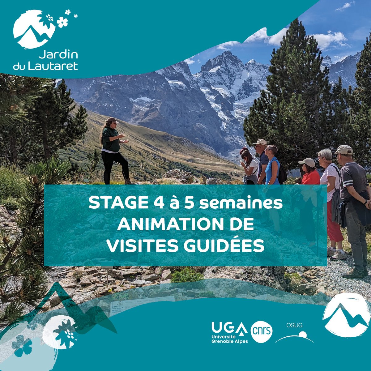 Se former à la médiation scientifique à 2 100 mètres d'altitude dans les Hautes-Alpes ? C'est ici =&gt; jardindulautaret.com/offres-de-stag…