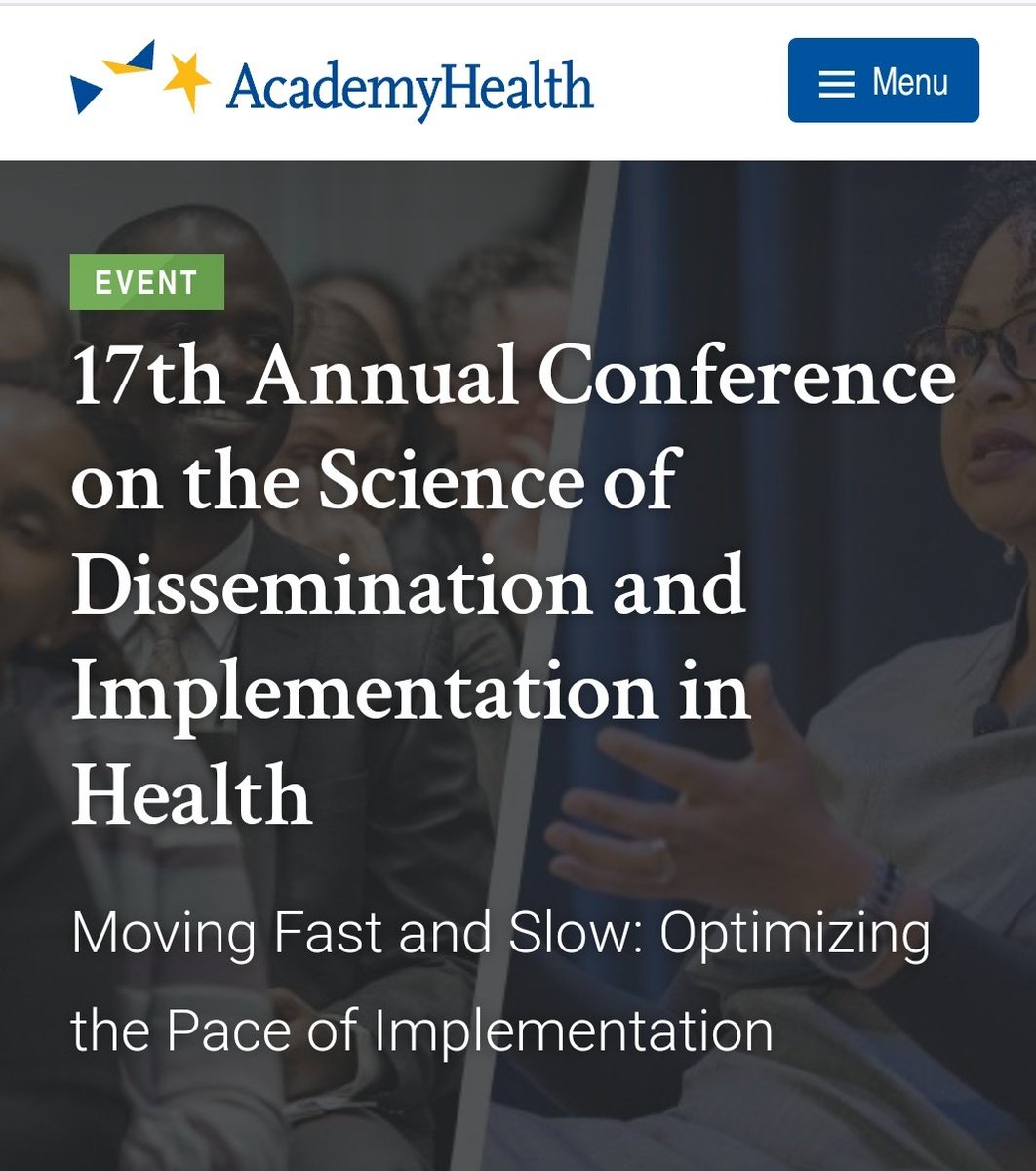 NASAdoc's tweet image. The 17th annual conference on the Sceience of Dissemination and Implementation is under way in Washington DC! So honored to be part of #DnI2024 and to bring perspectives from global #impsci researchers and practitioners esp from African countries. Glad to see more global reps!