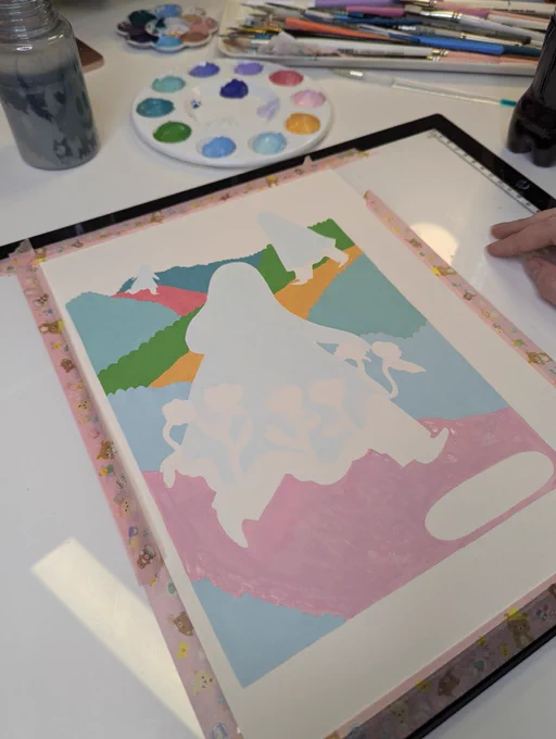 A lil painting process  