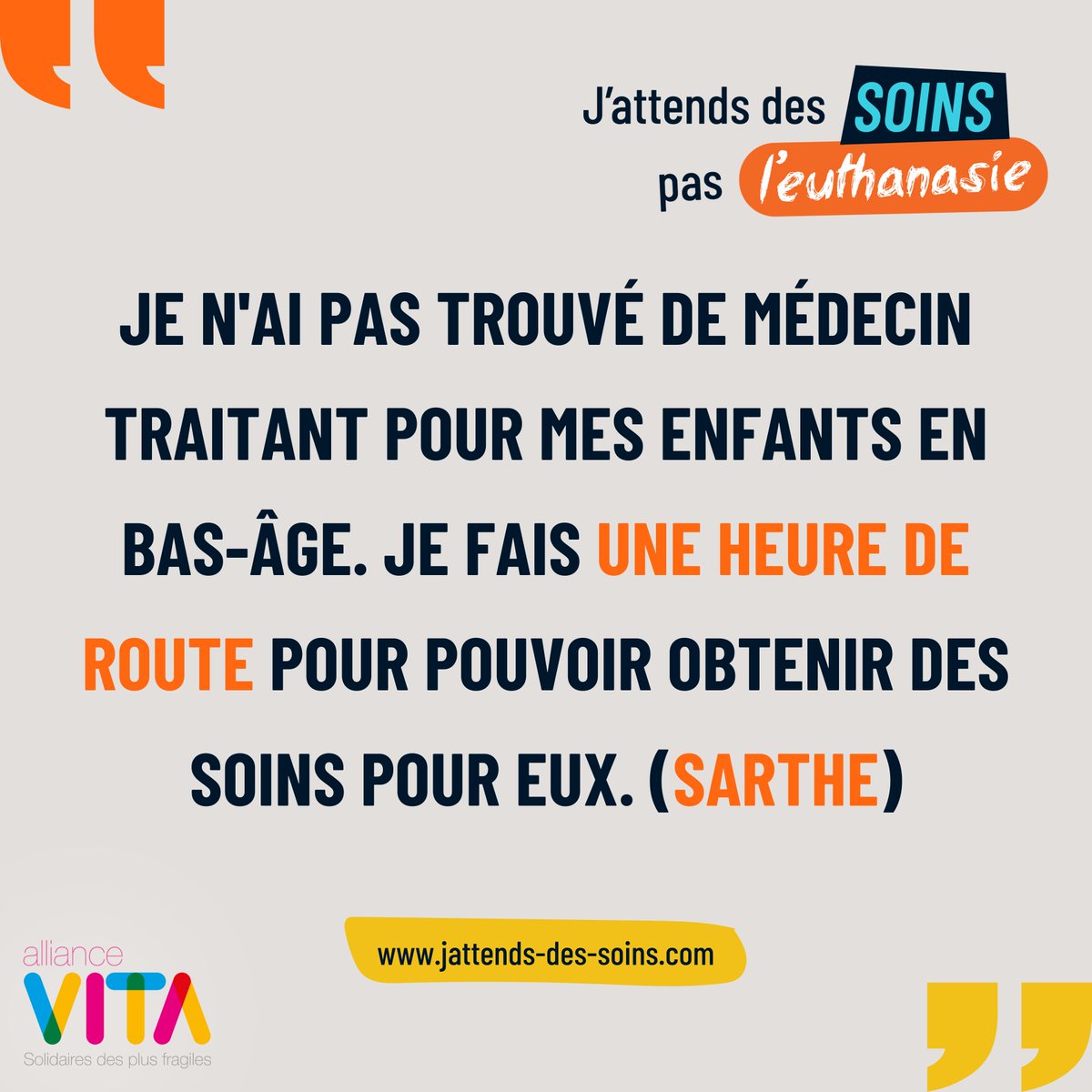 allianceVITA's tweet photo. La dégradation du système de #santé rend une loi sur l'#euthanasie encore plus dangereuse et choquante. La mort risquerait de se révéler seule issue possible face au manque de soins.
Signez l'appel à réparer le système de santé et laissez votre témoignage:
https://t.co/EhWTeykBkl https://t.co/9Png9YmE9W
