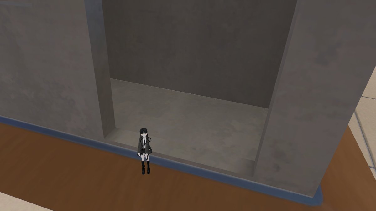 ブースのギミックで小さくなった後元に戻してもらえなかった図