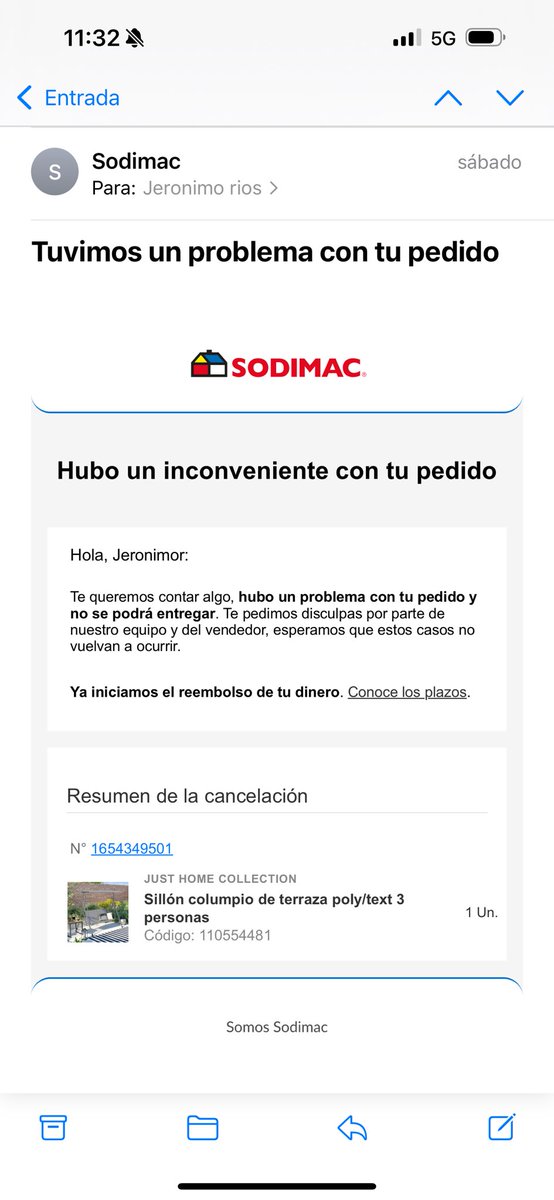 JeroRios's tweet photo. Siguiendo con las ofertas chantas de #blackfriday encontré el sillón que finalmente no me entregó @easytienda en @homecenter_cl y adivinen “cancelado por falta de stock” voy a la tienda donde debía retirarlo y stock tienen. @SERNAC @DescuentosRata https://t.co/uwA6ihm67D
