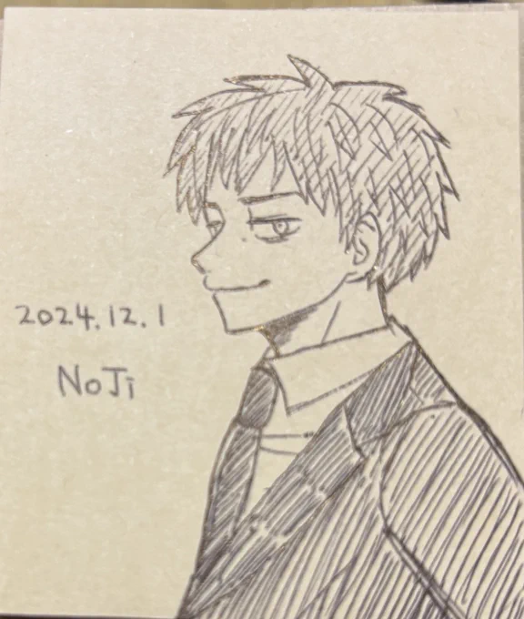 ほーとこ繋がりのNoJi様から先日のイベントでいただいた1️⃣ちゃんです!
普段描かない方からの推し供給からしか得られない栄養があります…!有難うございます!見た瞬間、ひーと声出してました🙏1️⃣ちゃんの表情がまたたまらんです…😭 