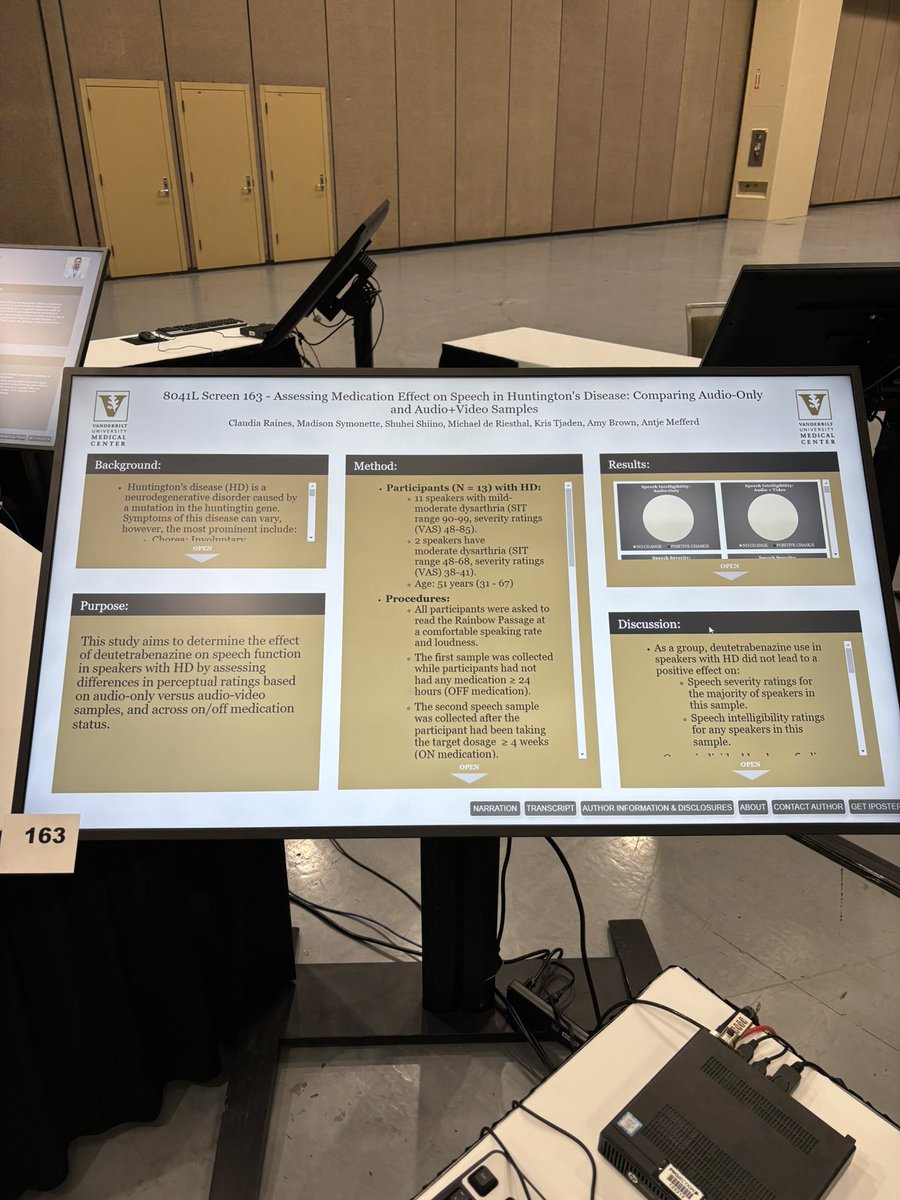 Had a wonderful time presenting and connecting with colleagues at #ASHA2024 in Seattle! Thanks to everyone who visited my poster or attended my technical research session.