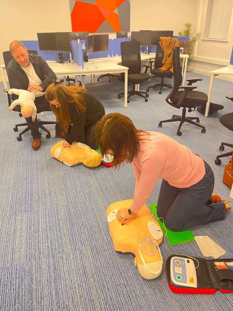 TheNoledgeGroup's tweet photo. Our team members recently participated in a course in Basic Life Support delivered by Aisling in Respond Training.
 
A big Thank You to Aisling for equipping us with the knowledge in making a difference in emergency situations 🚑
 
#CPRTraining #RespondTraining #LearnCPR https://t.co/06SDyZJYsV