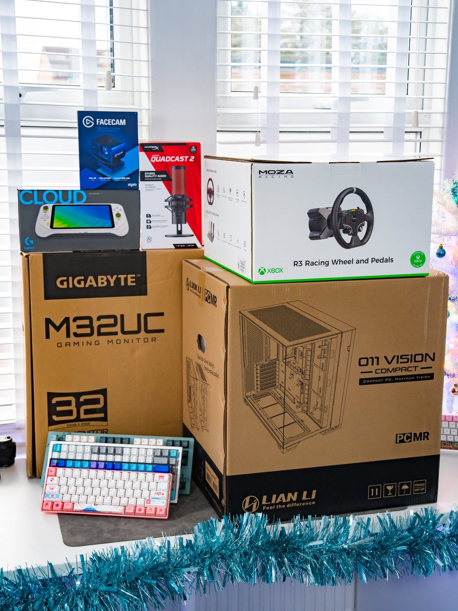 12 Days of Christmas Giveaways starting this week 🎁🎅🏻

As a thank you for your support in 2024, I’m going to be doing 12 days of giveaways this Christmas 🎄

All kinds of tech and games are on offer (more than in the pic) 💪🏻

Make sure you’re following for a chance to enter 💜