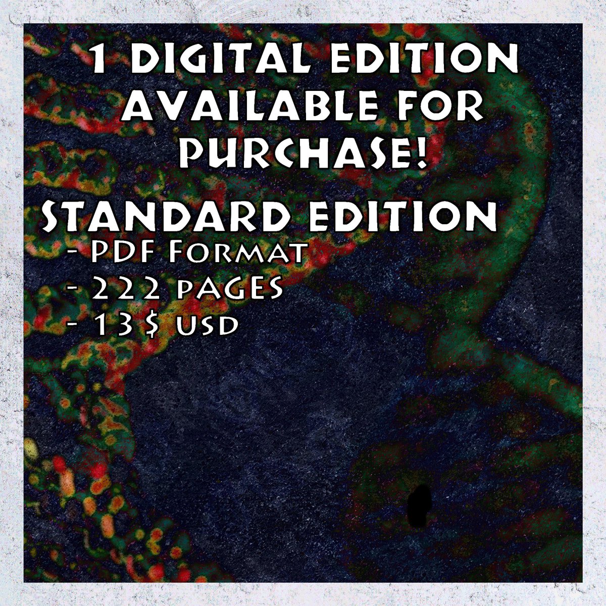 CloneaSaurusMG's tweet image. It&apos;s finally here! The Core Rulebook of Clone-a-Saurus: The Miniatures Game is available now!

Color Edition (35$): blurb.com/b/12249560-clo…

B&amp;amp;W Edition (27$): blurb.com/b/12249633-clo…

PDF Edition (13$): wargamevault.com/product/505005…

PDF Edition (13$): dinoislandminis.itch.io/clone-a-saurus…