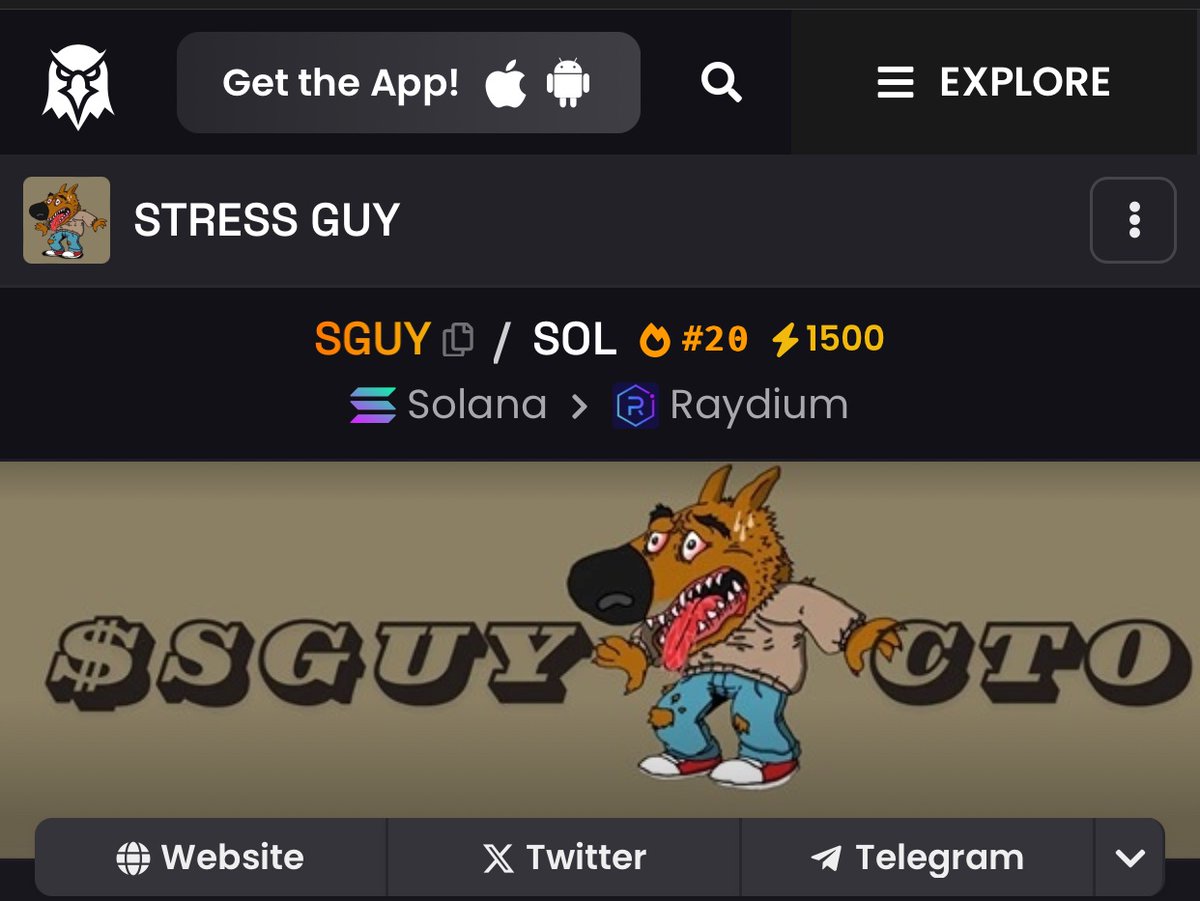 guy_stress_CTO's tweet photo. $SGUY Our vision is to create a stress-free financial ecosystem where fun meets function, supporting mental wellness and community-driven growth

Ca dHadSsY2dvsoEDwDRP7rgq7EVYRZZ17qvpwkwsQpump https://t.co/YBpqlo0ghi
