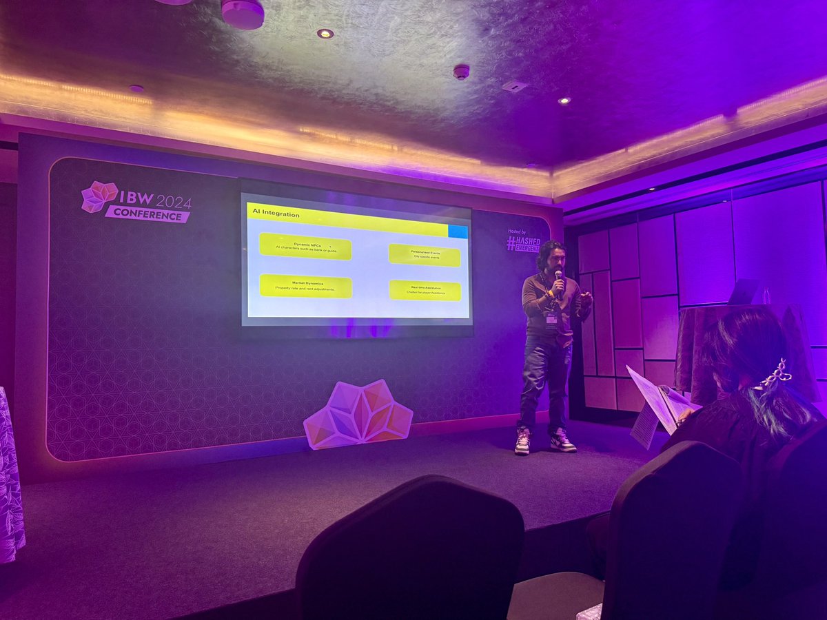 RohitOnChain's tweet image. Pitched Oasys Odyssey at the @oasys_games Pitch competition during #IBW24 and won first place. Grateful to my teammates @0xrishikesh and @0xYogita for their incredible support and to @oasys_games and @IBWofficial for providing such an amazing platform to showcase our idea!