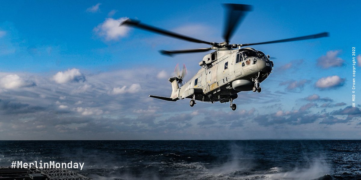 Leonardo in the UK 🇬🇧 (@leonardo_uk) on Twitter photo #AW101 Merlin coming in to land on deck! The primary warfighting role of <a href="/820NAS/">820 Naval Air Squadron</a> is seeking out (and neutralising if necessary) enemy submarines. đź§
#MerlinMonday #AW101 Merlin coming in to land on deck! The primary warfighting role of <a href="/820NAS/">820 Naval Air Squadron</a> is seeking out (and neutralising if necessary) enemy submarines. đź§
#MerlinMonday
