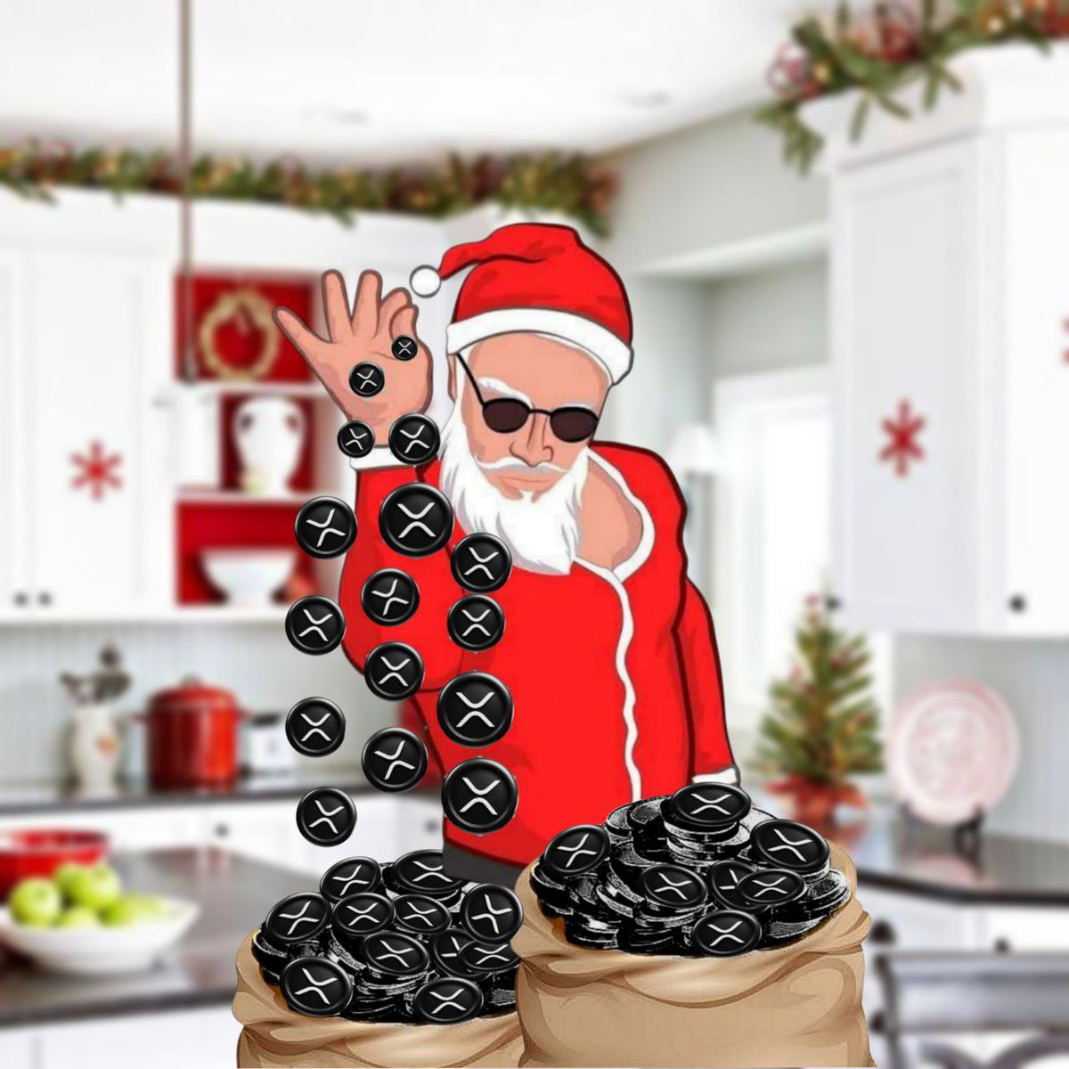 SantaXrponsol's tweet photo. Sprinkling some festive gains into your wallet! 🎅✨
#XRP #SOLANA #SantaXRP #Holiday https://t.co/eWwAKdHdKB