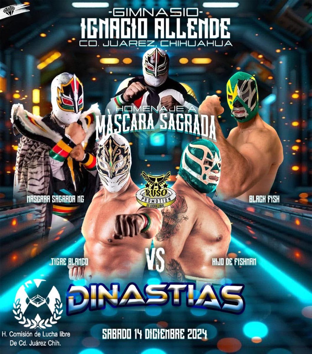 Sábado nos vemos en CD Juárez en homenaje a #mascarasagrada 👊🏽🐯