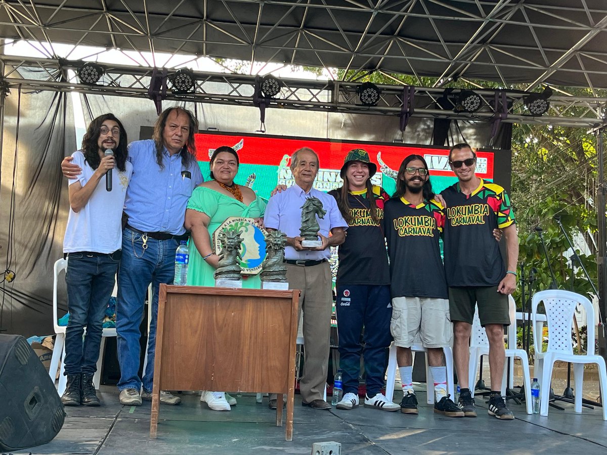 Reconocimiento como guardiana del agua 2024, iniciativa del Festival Un Grito Por El Agua , cuarta edición , mil gracias por reconocer el trabajo del proceso <a href="/RAMEresistencia/">RESISTENCIA A LA MINERÍA</a>