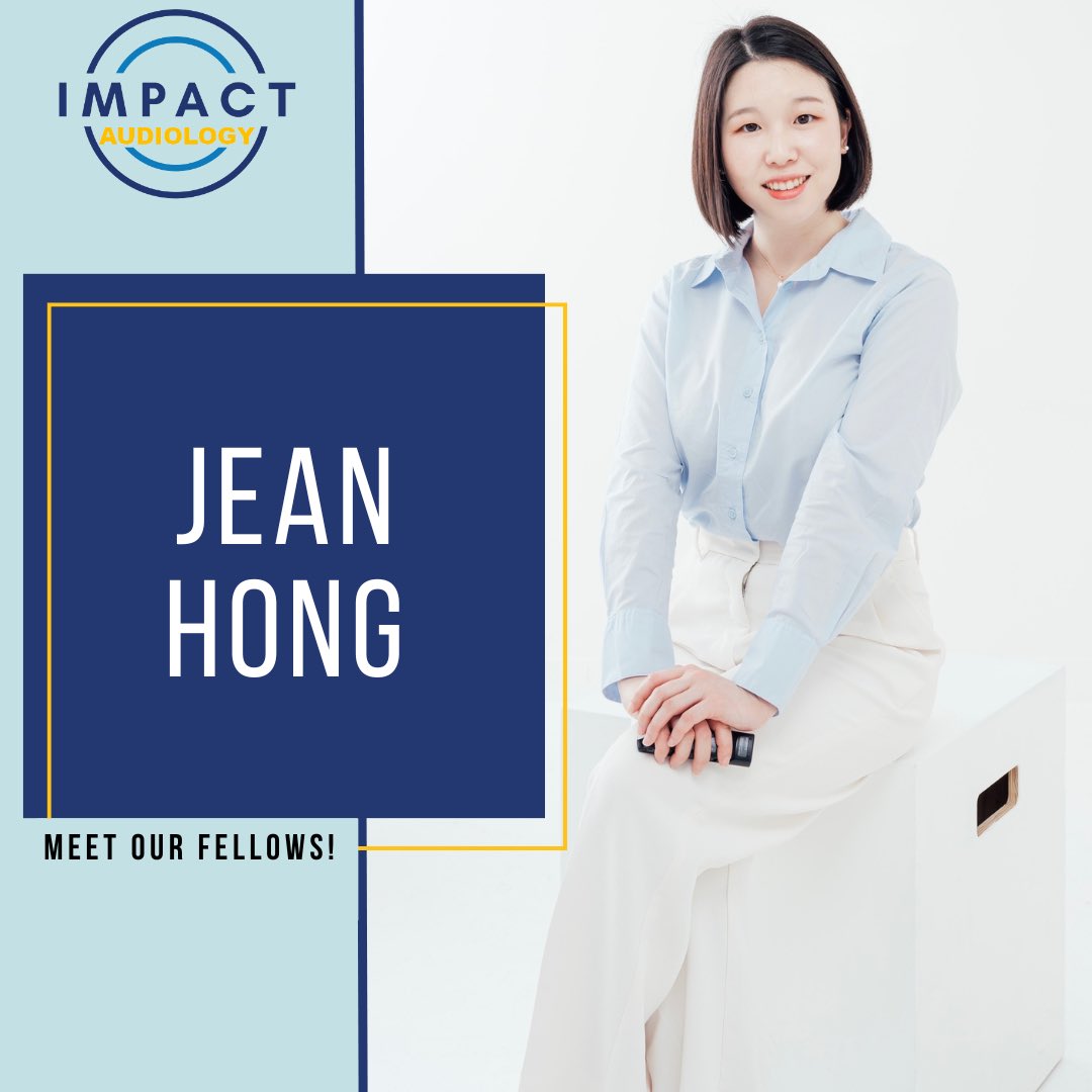 Jean is an AuD/PhD student at the University of Iowa and an IMPACT-Audiology Fellow. You can catch her at the 2025 AAS Meeting!
