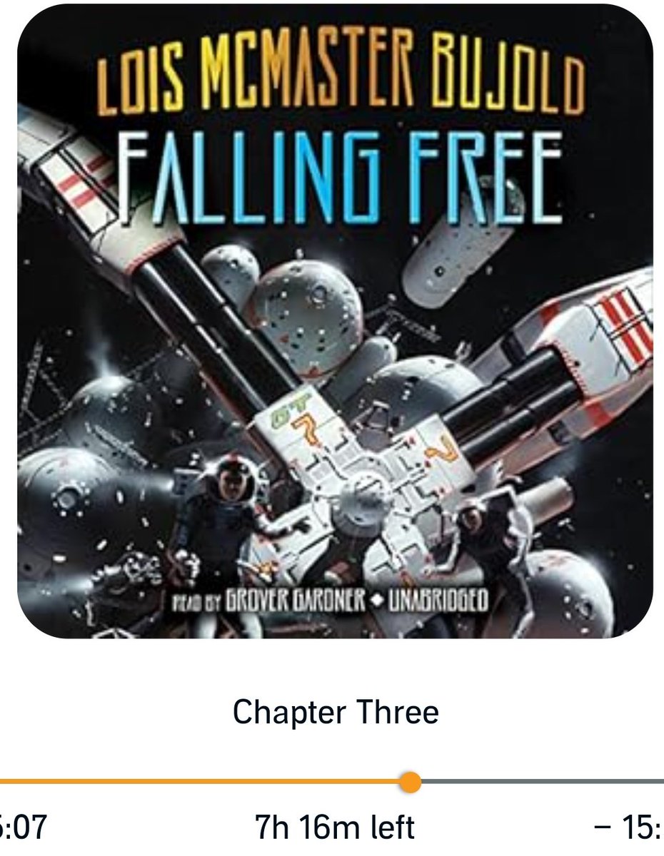 SinnaPomme's tweet photo. #NowListening to the @JannyWurts of space. How had I missed both of these magnificent women's work for so long 🤦‍♀️ #LoisMcmasterBujold @audible_com #LibraryOnLegs

@JanuaryMovie @brianbell7 @KaysHiddenShelf @jajminton
@PhilipChase90 @CenteredShelf @BeardBookBeast @BeardofDarkness https://t.co/iLvlX0uSrM