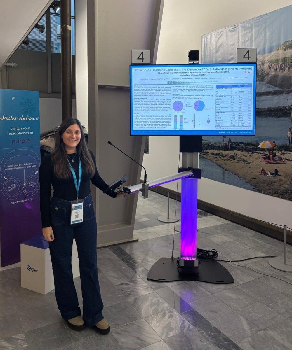 DrMunozVendrell's tweet photo. Very proud to be with this team at the European Headache Congress #EHC2024 @EHF_Official, presenting our work on antiCGRP switching, intracranial hypertension, and tratment strategies for trigeminal by @NeurologiaHUB @hbellvitge. https://t.co/skqS4Qs5xU