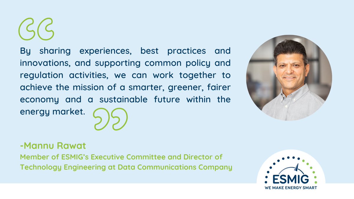 ESMIG (@esmig_eu) on Twitter photo 📣 In our latest catch up with our members, we spoke with <a href="/SmartDCC/">Data Communications Company</a> to take a deep dive into what they see as the biggest challenge & opportunity for the #energy industry today, & how #smartenergy solutions can make a difference.
💬👉 esmig.eu/meet-our-membe… 📣 In our latest catch up with our members, we spoke with <a href="/SmartDCC/">Data Communications Company</a> to take a deep dive into what they see as the biggest challenge & opportunity for the #energy industry today, & how #smartenergy solutions can make a difference.
💬👉 esmig.eu/meet-our-membe…