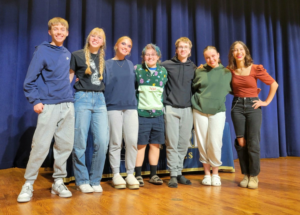 SewardBlueJays's tweet photo. These students were recognized as outstanding actors at the NSAA B-2 District Competition this last weekend! #OneACTS
#LetsFLY https://t.co/befvRFieUU