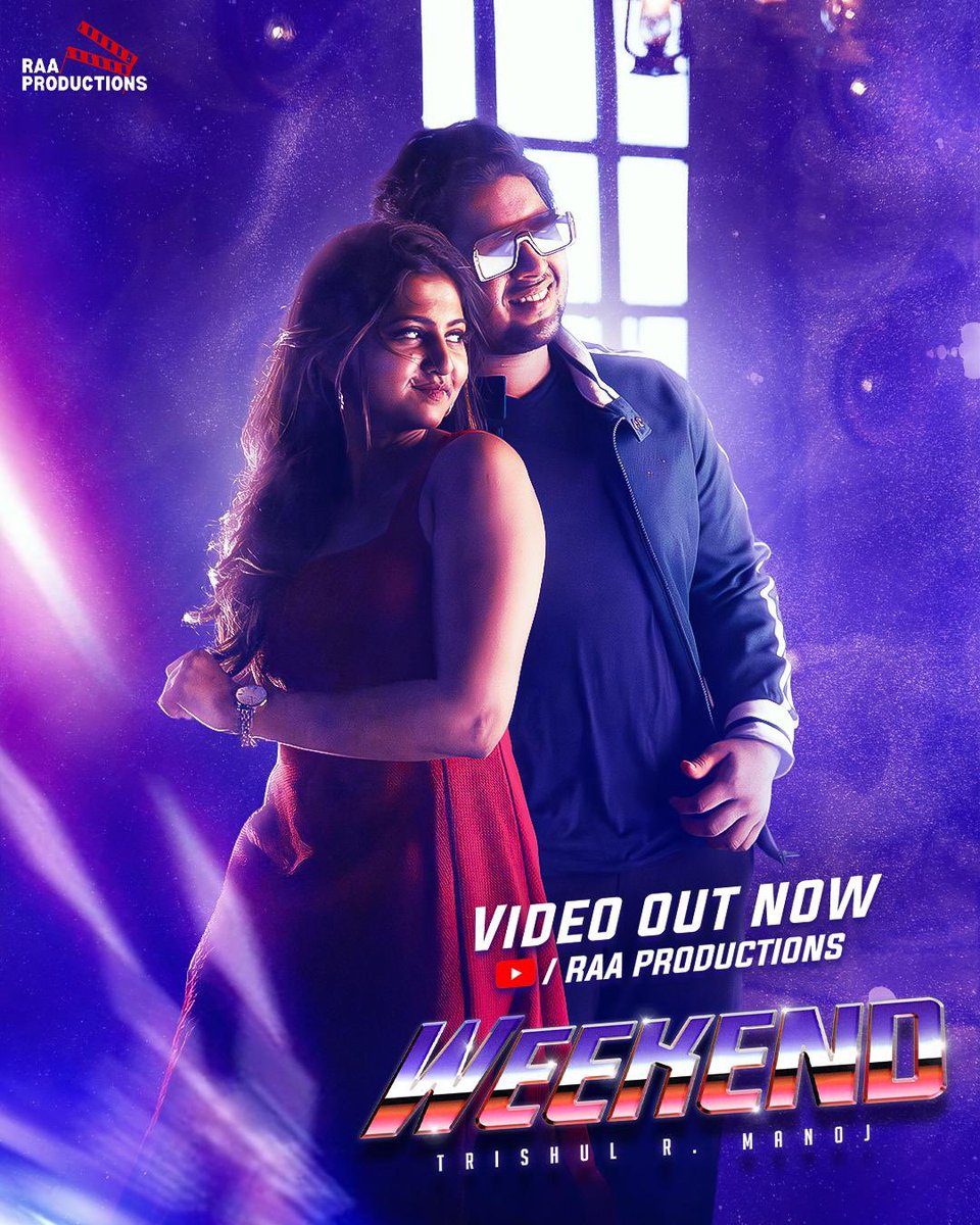 Aditi Rao Hydari (@aditiraohydari) on Twitter photo Happy to release the super-energetic single WEEKEND by <a href="/trishulrmanoj/">Trishul R. Manoj</a>
Choreographed by <a href="/BrindhaGopal1/">Brindha Gopal</a>
Directed by <a href="/SujaIndia/">Suja Raghuram Manoj</a>
Wishing the entire team! <a href="/RaaProductions/">RAA Productions</a> <a href="/priyesh_3190/">priyesh gurusamy</a> <a href="/sanatanimanoj/">Sana Manoj</a> #MCVickey #WEEKEND #Viral
youtu.be/NJiPL5YS3dM
youtu.be/NJiPL5YS3dM Happy to release the super-energetic single WEEKEND by <a href="/trishulrmanoj/">Trishul R. Manoj</a>
Choreographed by <a href="/BrindhaGopal1/">Brindha Gopal</a>
Directed by <a href="/SujaIndia/">Suja Raghuram Manoj</a>
Wishing the entire team! <a href="/RaaProductions/">RAA Productions</a> <a href="/priyesh_3190/">priyesh gurusamy</a> <a href="/sanatanimanoj/">Sana Manoj</a> #MCVickey #WEEKEND #Viral
youtu.be/NJiPL5YS3dM
youtu.be/NJiPL5YS3dM