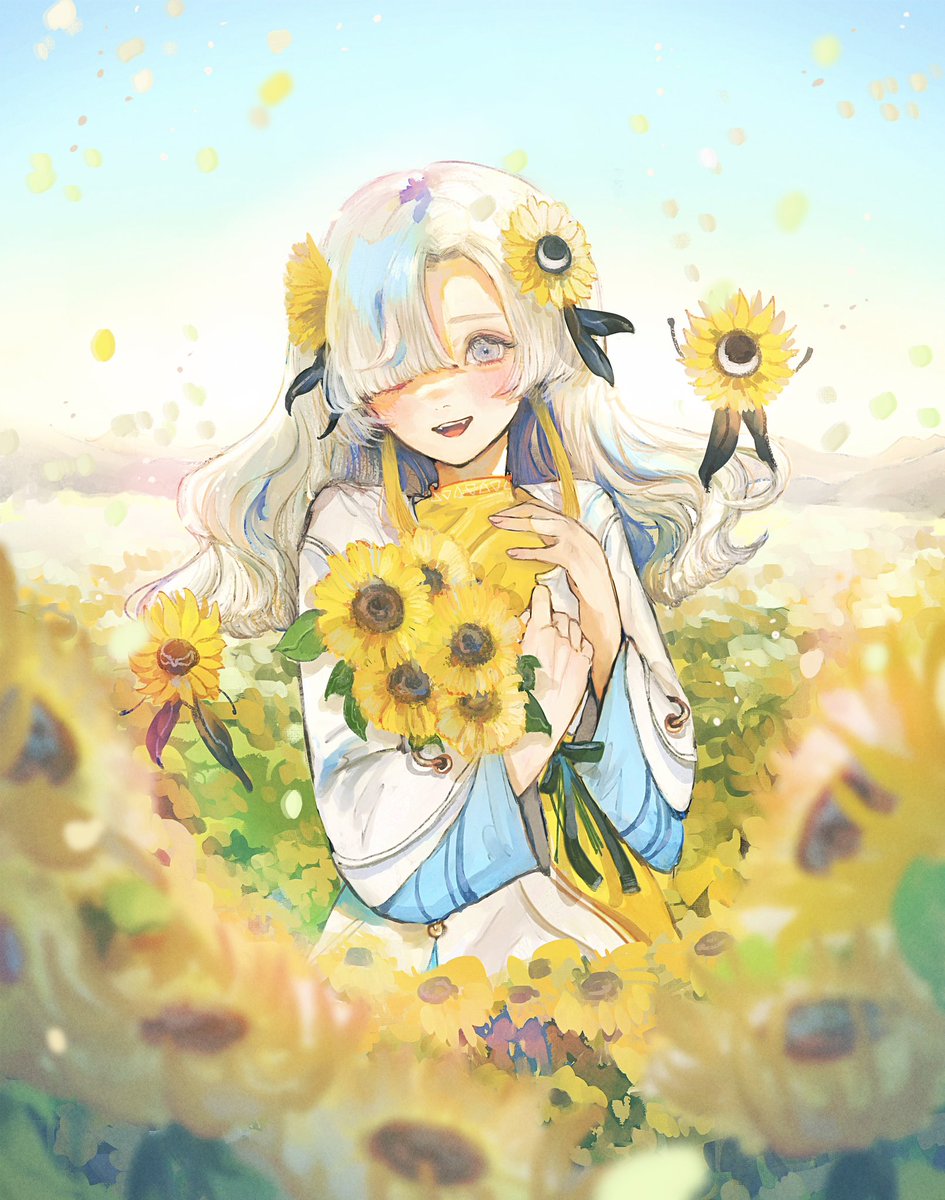 isekaijoucho's tweet photo. Happy 5th Anniversary !🌻 https://t.co/YqE8OMpFct