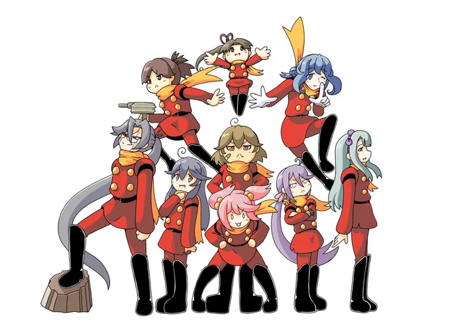 #見た人も無言で赤の何かを上げる 