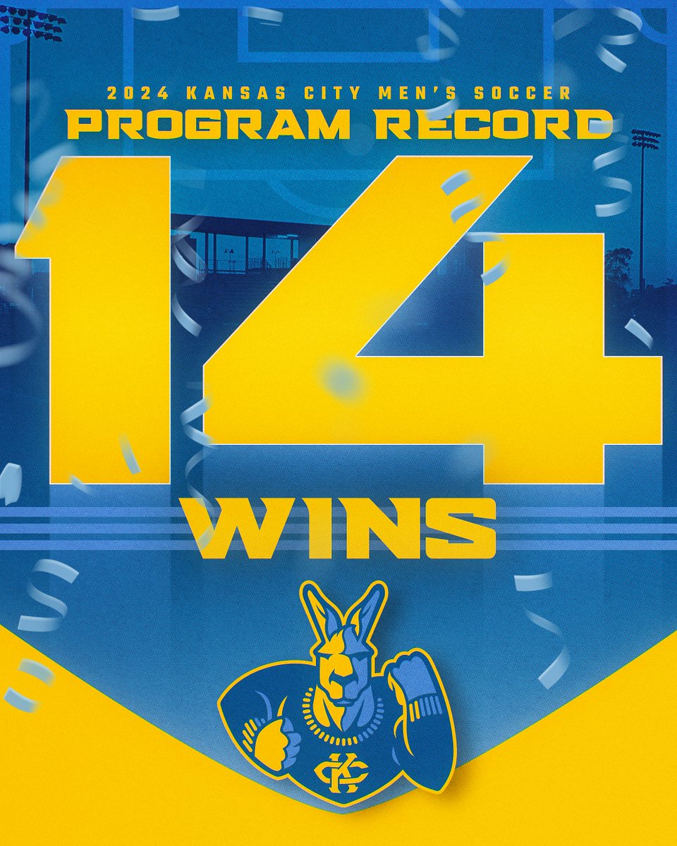 What a year it was 🤩
1⃣4⃣ wins (program record)
9⃣ road wins (program record, most in NCAA)
5⃣ conference wins (T-most since 1997)
3⃣ wins against Top-25 opponents (program record)

Only the beginning ...

#ROOUP | #DeclareKC