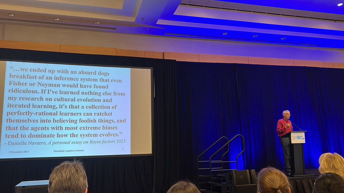 XaviBarberUMH's tweet image. Here we are at the @IBSstats conference  #IBC2024 in #Atlanta. Keynote by S.Greenland @ICIOUMH