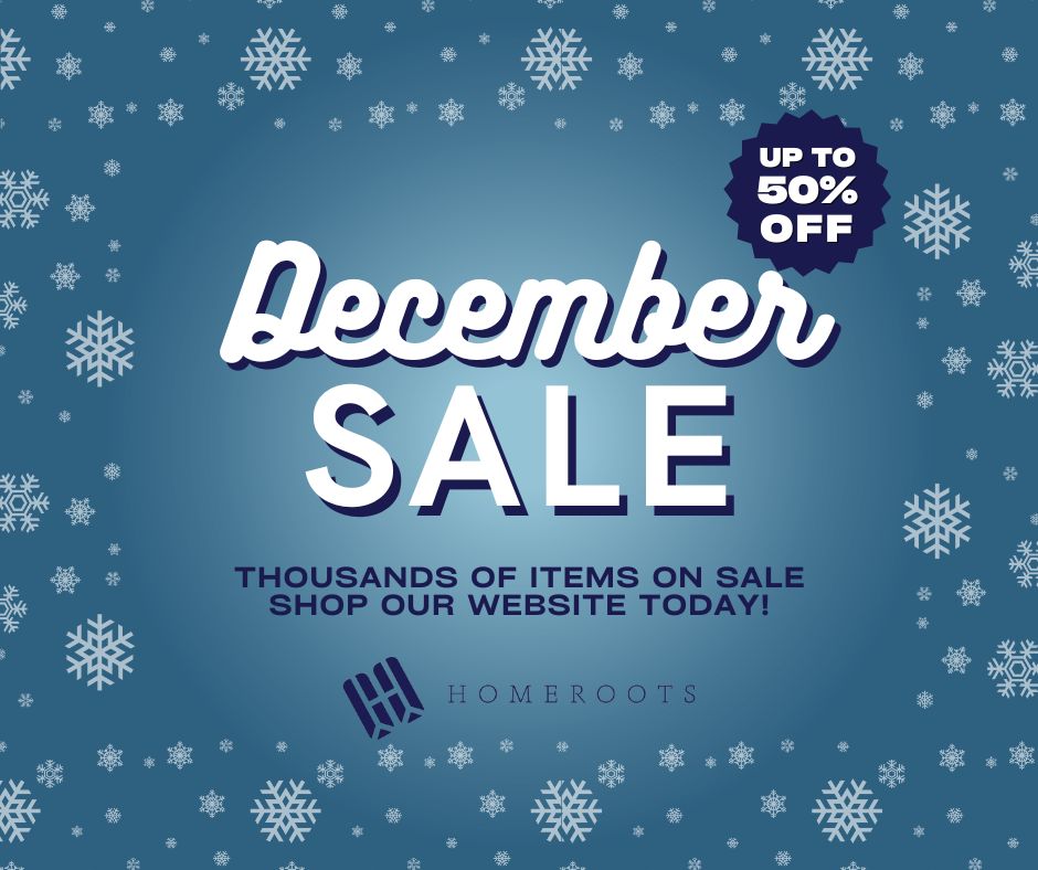 HomeRoots_Co's tweet photo. December deals are here! Shop thousands of items on sale now only on our website. Don’t miss out on the savings! https://t.co/m2UMFXAAPb  #DecemberSales #ShopNow #HolidayDeals #HomeRoots #B2B #ECommerce #HolidayDeals https://t.co/jN0AnTMRcy