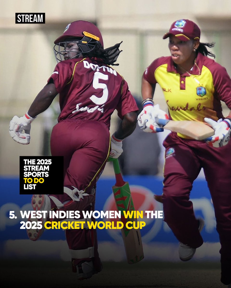 Stream876's tweet photo. 🎄🎶 All I Want For Christmasssss 🎶🎄
What is on your 2025 Jamaica Sports Wishlist?
4. Jamaica wins the Men’s U20 Lacrosse World Cup 🥍
5. West Indies Women wins the 2025 Cricket World Cup 🌎🏏
Let’s see 🍿
#876stream https://t.co/yewc6MCSJW