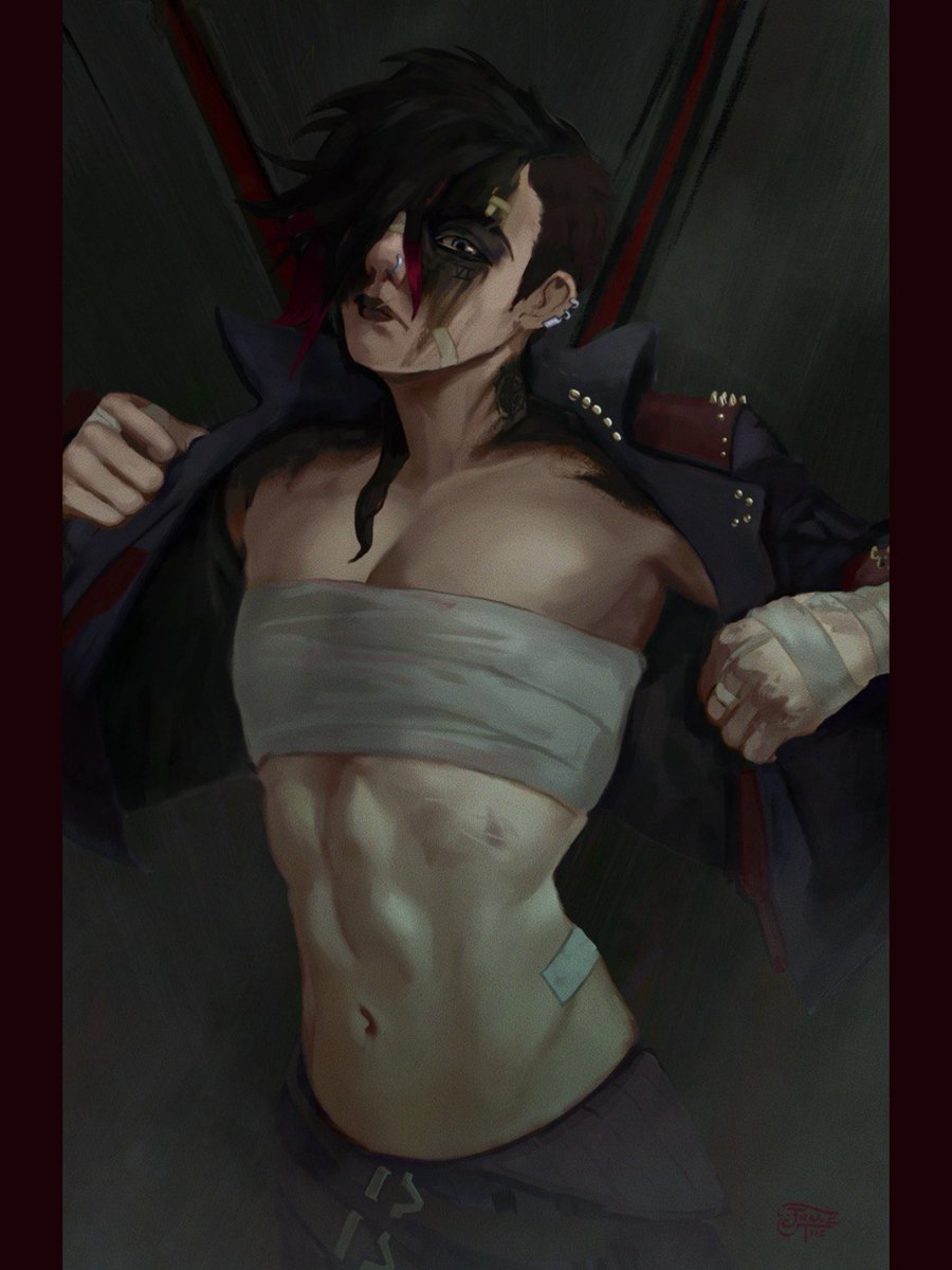 I couldn't help but draw muscular mommy VI 😶‍🌫️
#arcane    #arcaneseason2 #fanart #vidanart