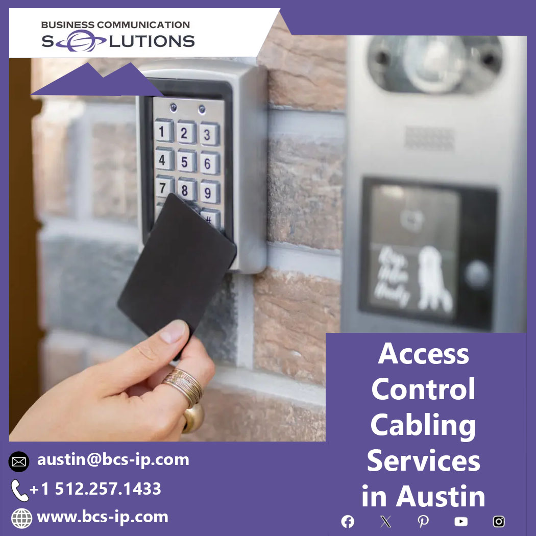 bcs_ip's tweet image. Business Communication Solutions provides cabling installation, equipment replacement, and troubleshooting services for access control systems in Austin and the surrounding areas.
For more details please click here &amp;gt;&amp;gt; bcs-ip.com/access-control…

#Services  #Austin #bcsip