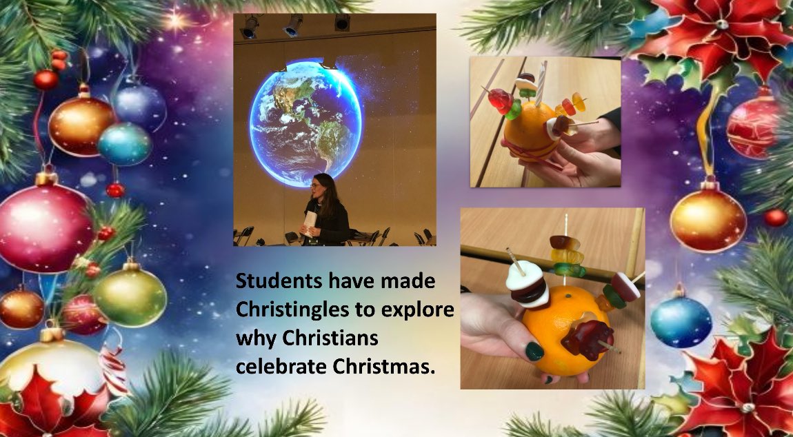 Today as part of super curricular, students made Christingles looking at why Christians celebrate Christmas!