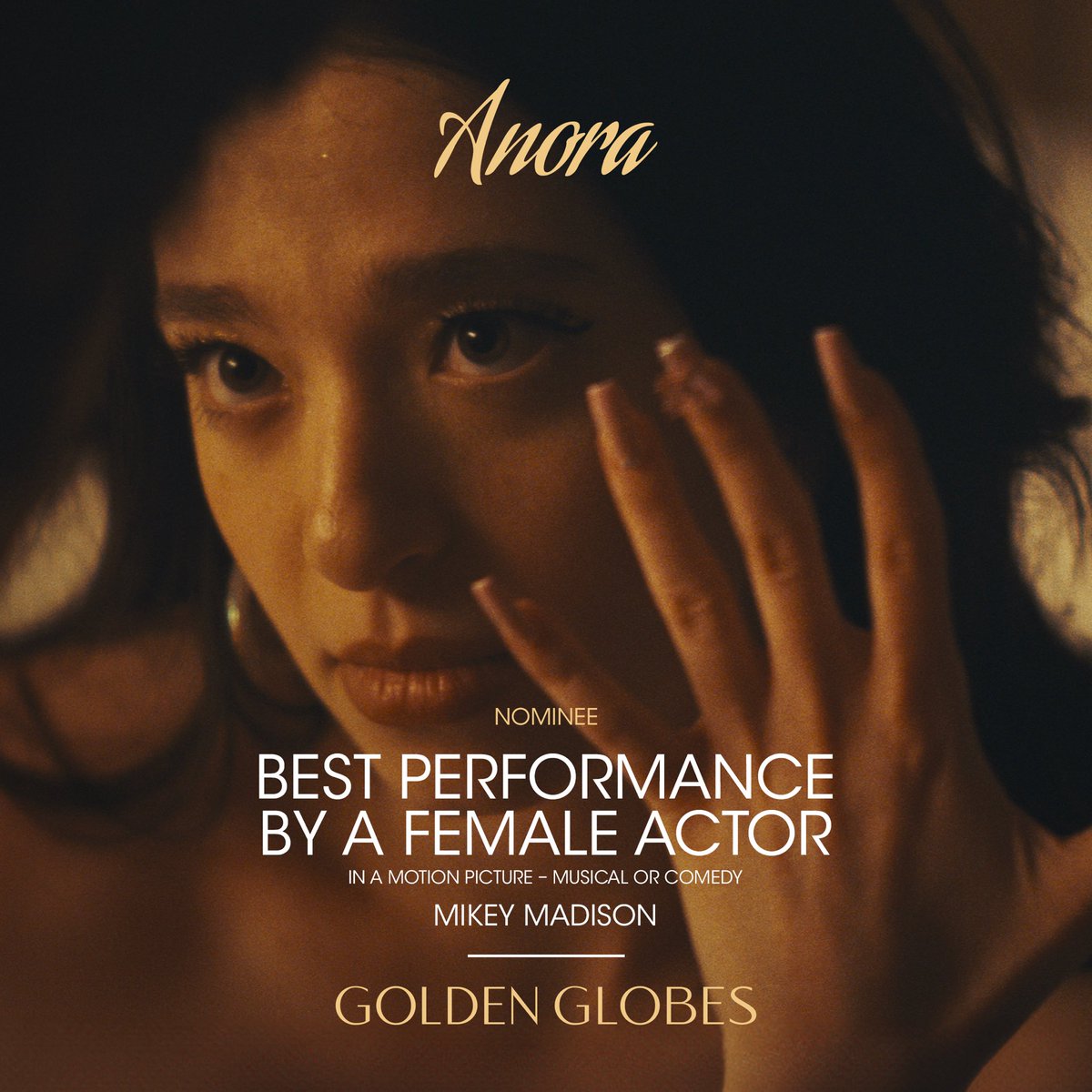 neonrated's tweet photo. ANORA’s Mikey Madison has been nominated for Best Performance by a Female Actor at the #GoldenGlobes! https://t.co/4cf984q8HA