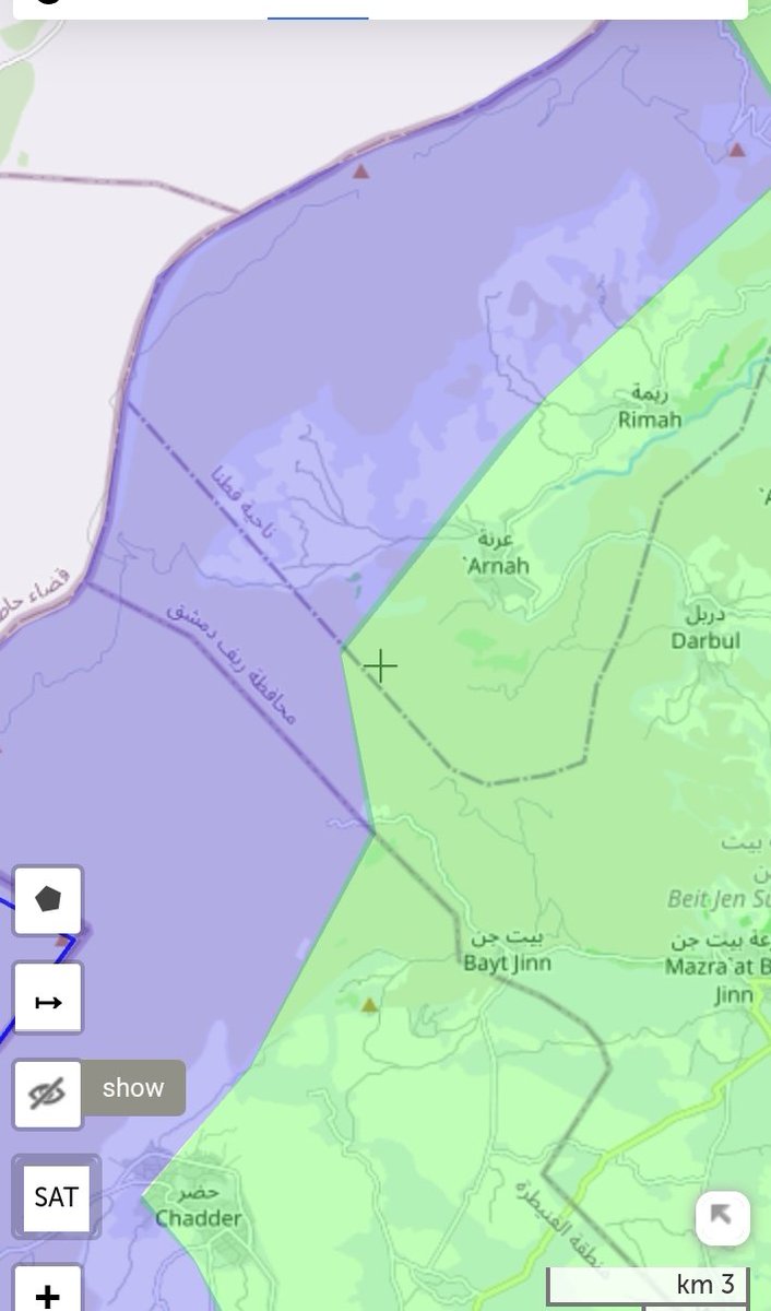 جيش العدو الصهيوني  يجتاز خط وقف إطلاق النار في #سورية ويتقدم باتجاه شمال وجنوب بلدة حضر شمال #القنيطرة