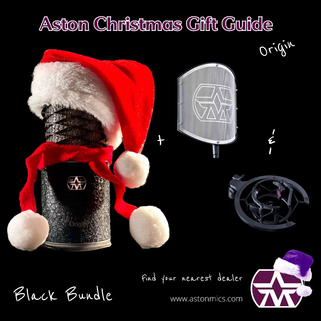 Aston_Mics's tweet photo. The Aston Origin is next up on our Christmas Gift Guide 🎁 Why not treat your local sound engineer (or yourself)🎙️ Available in silver or black, and now also as a stereo pair. Learn more and find a dealer: https://t.co/FacugJs3Ka https://t.co/svbMdGXCzT