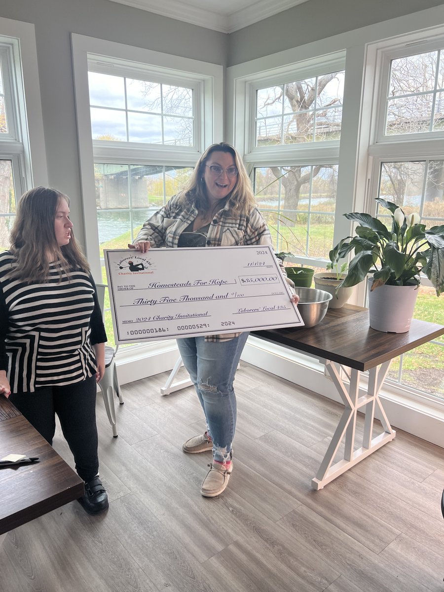 Local435Charity's tweet photo. Thank you to all who supported our 2024 Charity Invitational! Together, we were able to donate $35,000 to Homesteads for Hope - Community Farm. https://t.co/heaiwZntjj