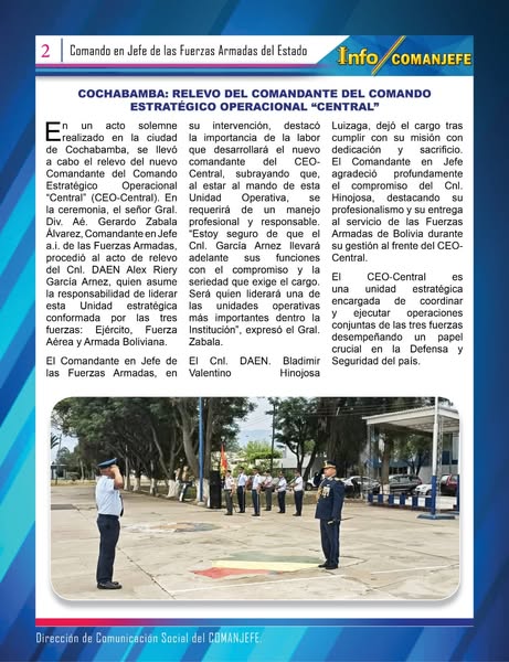 comanjefe's tweet photo. #FFAAContigo 📷 Realiza relevo del nuevo Comandante del CEO -CENTRAL #comandoenjefe 📷📷📷 #relevo 📷 https://t.co/SoMfwGdclR
