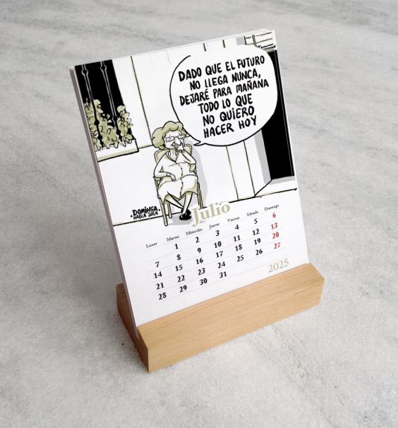 ¡Ya están a la venta las unidades limitadas de los calendarios domingueros!

👉🏼 Producidos en imprenta de barrio. En estos tiempos de consumismo navideño, ¡apuesta por el negocio local!

🎁 Incluyen una postal navideña-dominguera dedicada de regalo.

👉🏼 domingahablasola.bigcartel.com