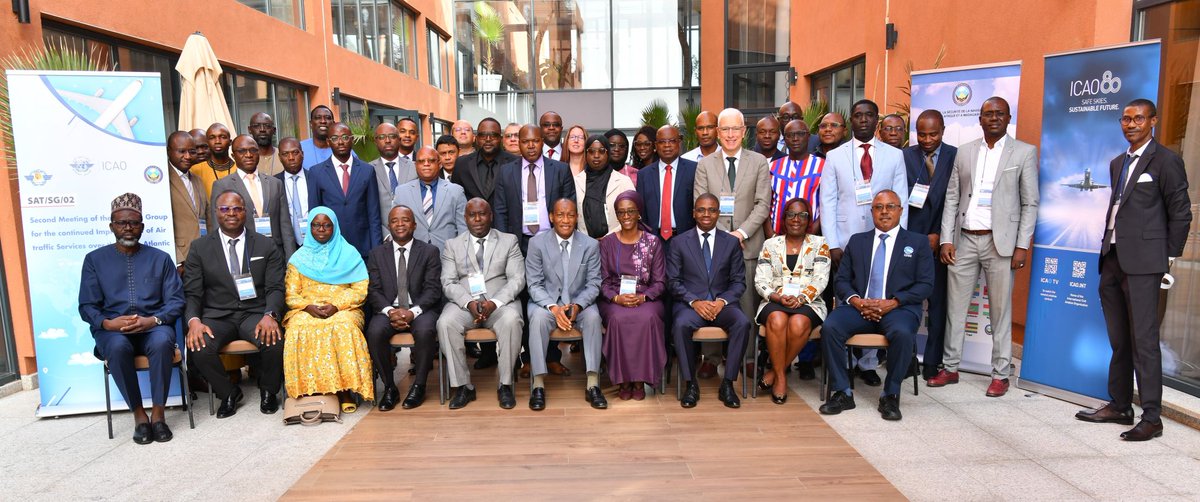 appa_senegal's tweet photo. Circulation aérienne : Dakar abrite la deuxième réunion du Groupe de pilotage pour l’amélioration continue des services de la circulation aérienne au-dessus de l’Atlantique Sud

https://t.co/oRMh00r7g2

#appas #actualité #senegal #kebetu #aviation #aerien #transport https://t.co/z8YB7rZ5nt